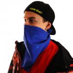 Square bandana blue/blue print