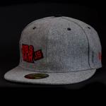 Jibstar Fitted hat red logo